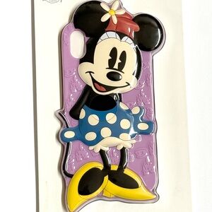 NEW DISNEY PARKS D-TECH MINNIE MOUSE SILICONE PHONE CASE FITS‎ iPHONE X, XS